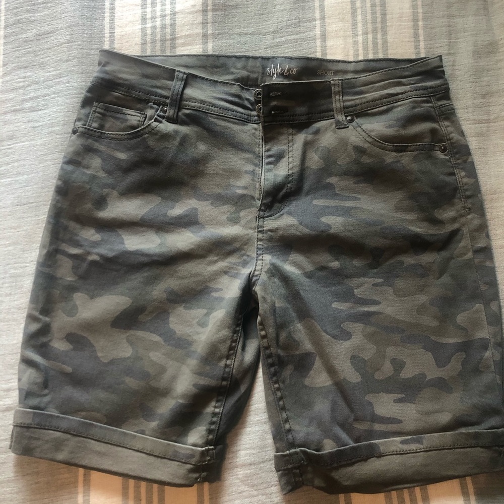 Camo Bermuda Shorts